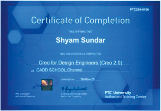 Ansys Certificate